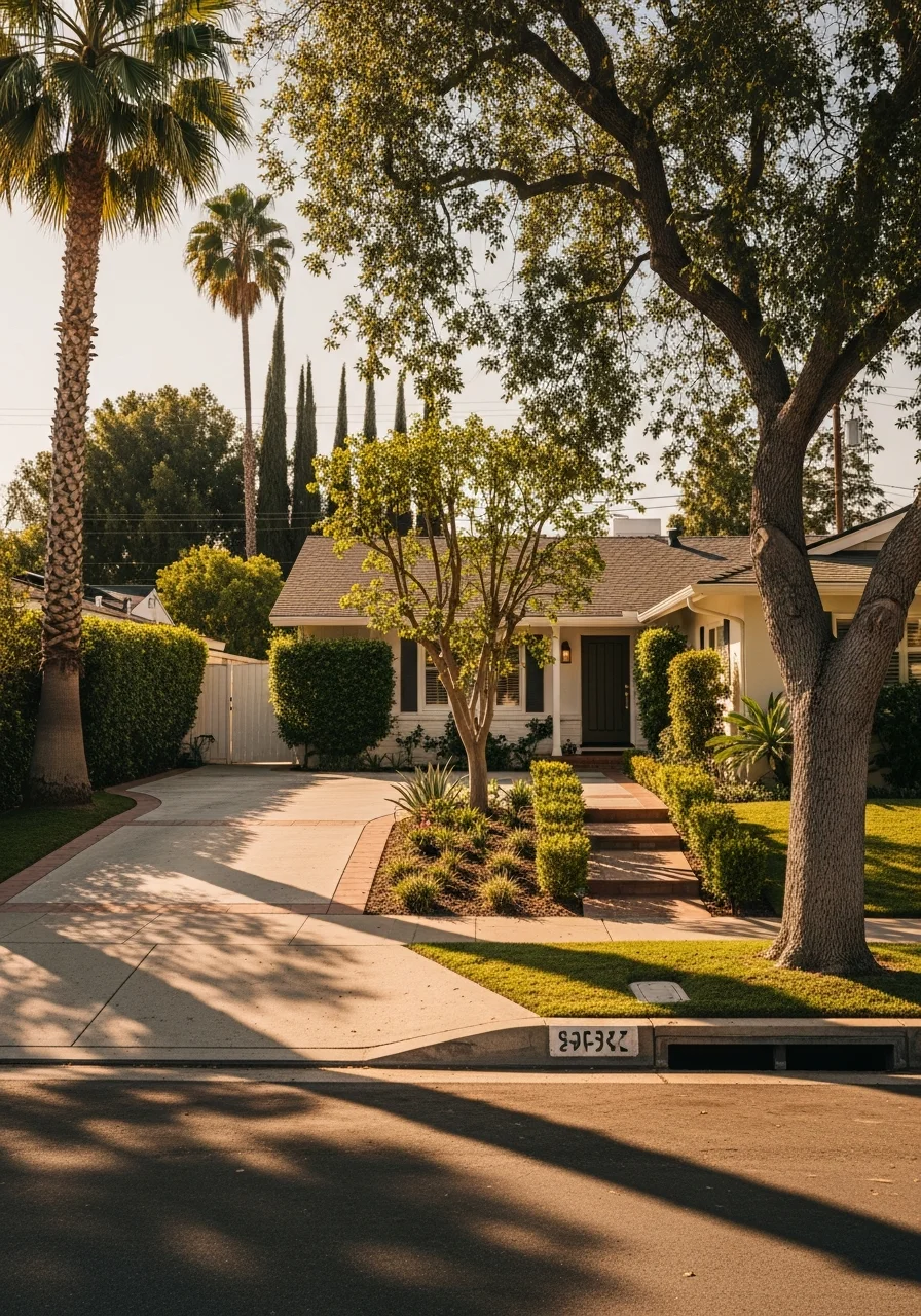 Glendale property showing residential home with landscape features in a family-oriented neighborhood.